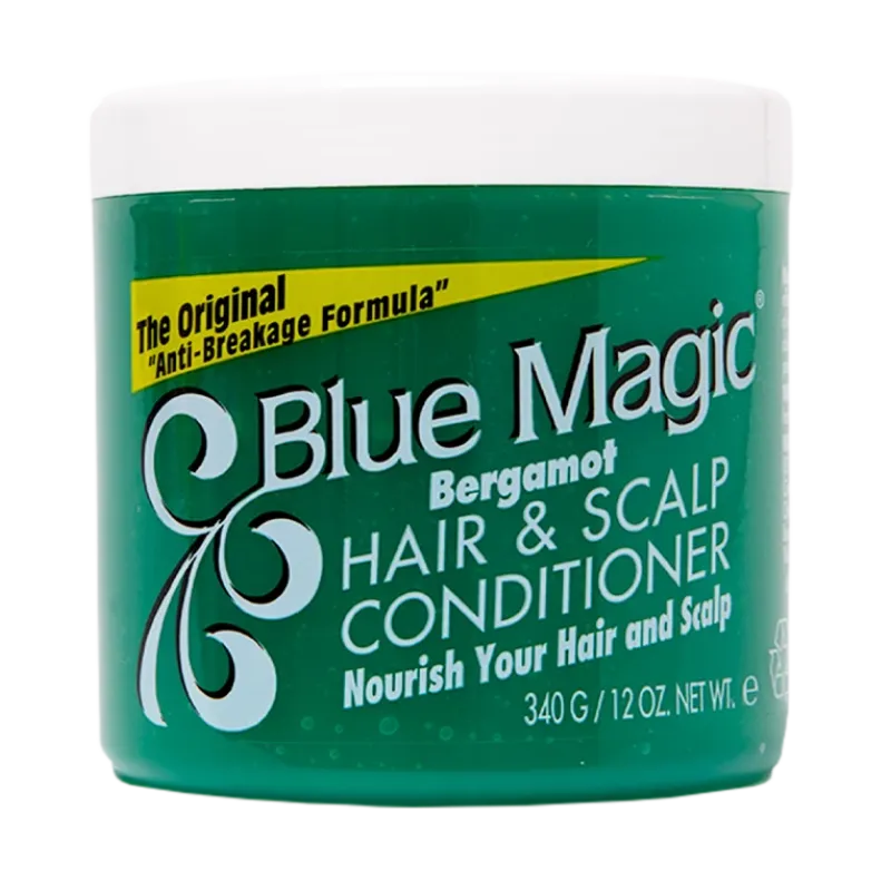 Blue Magic Bergamot Hair & Scalp Conditioner.