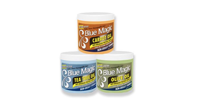 Blue Magic Cremes Hair Care Product Line