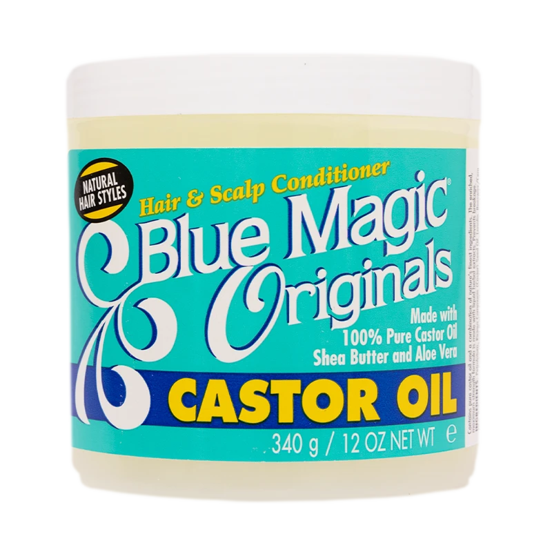 Blue Magic Original Castor Oil.