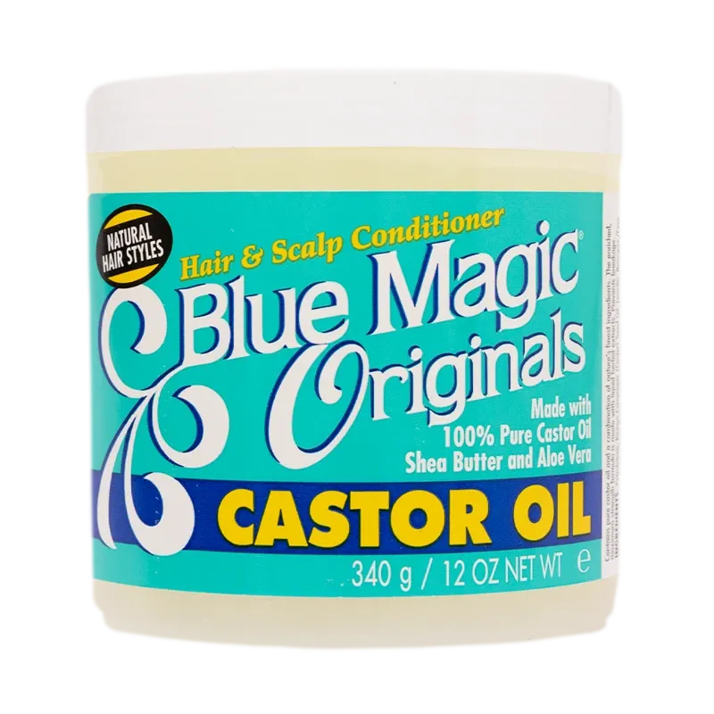 Blue Magic Original Castor Oil.