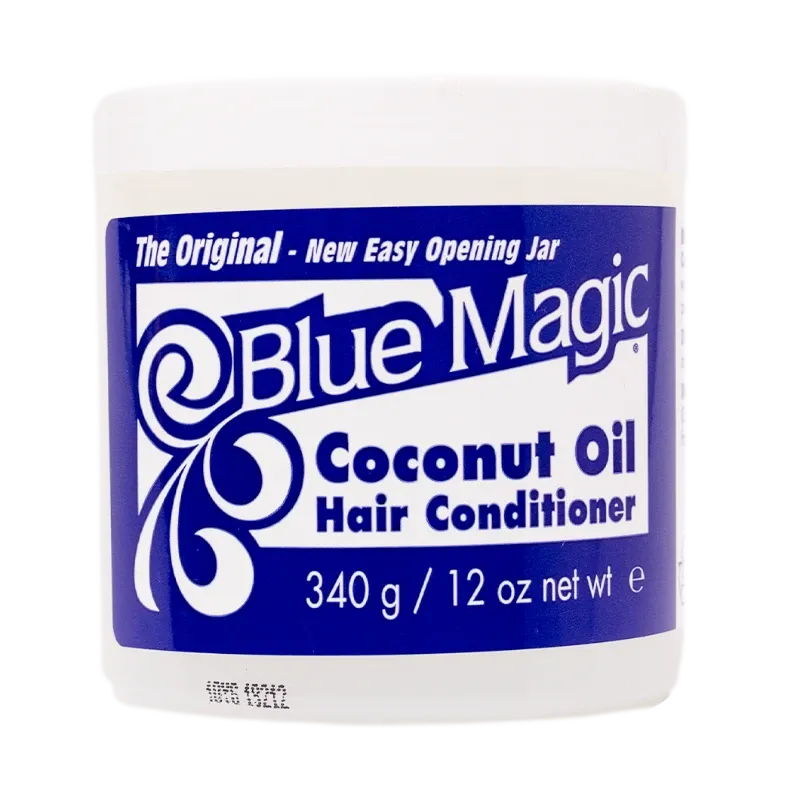 Blue Magic Coconut Oil.